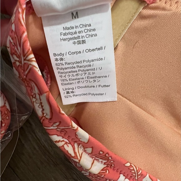 NWT J. Crew O-Ring Bandeau Bikini Top in Tossed Floral | Size Medium - Picture 7 of 8